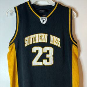 Southern Miss Black and Gold Athletic Jersey